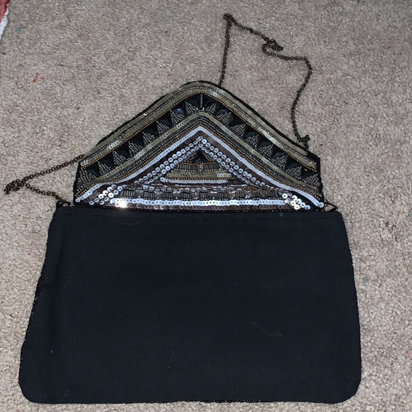 Black beaded bag - Picture 4 of 4